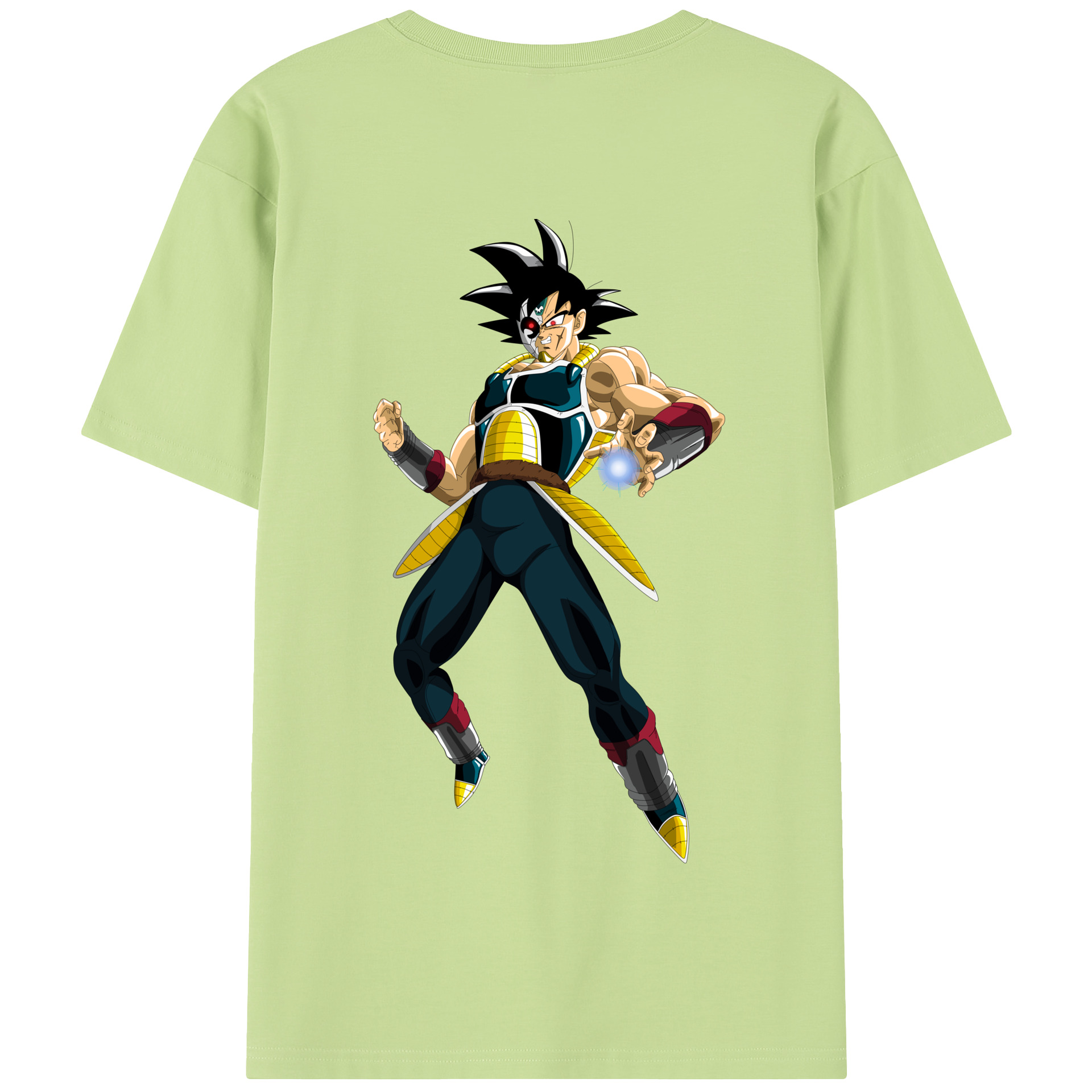 （画像用） ドラゴンボール バーダック DRAGON BALL Burdock 綿100％半袖Tシャツ（背面プリント）